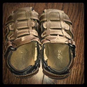 Toddler Boys Brown Sandals